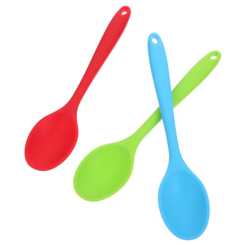 PEPLAYTAL 3 Stück Teiliges Lang Hitzebeständig Ergonomisch Geformt Antihaftbeschichtet Rutschfest Praktische Mischlöffel für Küche Kochen Backen Bpa frei Farblich Sortiert Grün Rot Blau PEPLAYTAL 3 Stück Teiliges Lang Hitzebeständig Ergonomisch Geformt Antihaftbeschichtet Rutschfest Praktische Mischlöffel für Küche Kochen Backen Bpa frei Farblich Sortiert Grün Rot Blau von PEPLAYTAL