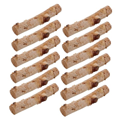 PEPLAYTAL 30 Stück Teiliges Natürliche Holzstäbchen Øcm Stabile Holzlog sticks für DIY Bastelarbeiten Foto Requisiten Natürliche Holzdeko Lang und Vielseitig Einsetzbar von PEPLAYTAL
