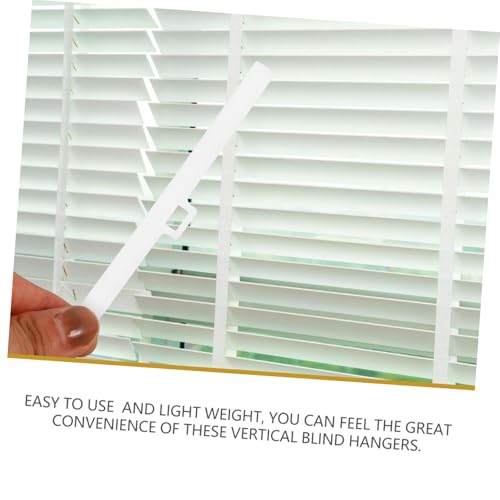 PEPLAYTAL 30 Stück Teiliges Vertikaljalousien Ersatzlamellen Halter Kunststoff Lamellenvorhang Aufhänger Robust Langlebig für Fenster Sichtschutz Zubehör von PEPLAYTAL