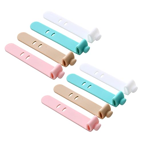 PEPLAYTAL 32Stücke Silikon Kabelorganisatoren Flexibler Kabelhalter für Schreibtisch Home Office Auto für USB und Ladekabel um zu Vermeiden von PEPLAYTAL