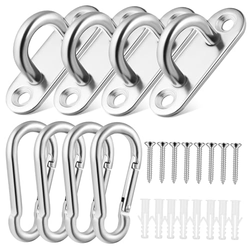 PEPLAYTAL 4 Sätze Schwere Metall Hardware Haken Robuste Deckenhaken mit Sicherem Halt Vielseitig für Yoga Hängematten Schaukelaufhängung und Tarp Aufhängesysteme Einfache Montage PEPLAYTAL 4 Sätze Schwere Metall Hardware Haken Robuste Deckenhaken mit Sicherem Halt Vielseitig für Yoga Hängematten Schaukelaufhängung und Tarp Aufhängesysteme Einfache Montage von PEPLAYTAL