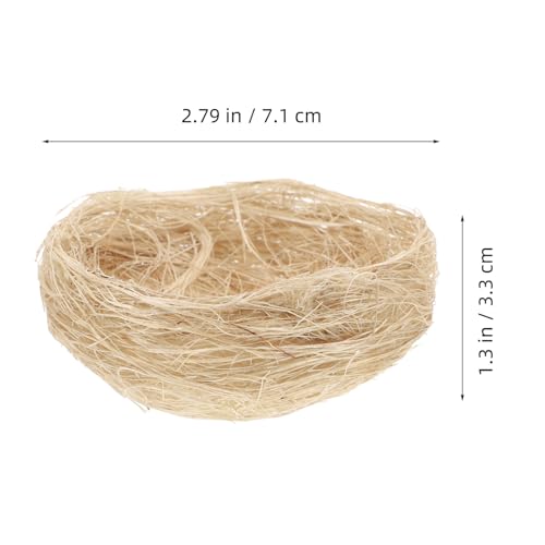 PEPLAYTAL 4 Stück Dickes Juteseil Vogelnest Handgefertigt Langlebiges Künstliches Vogelnest für Wellensittiche Papageien und Gartendekoration Vielseitig als Deko und Schmuckhalter Geeignet PEPLAYTAL 4 Stück Dickes Juteseil Vogelnest Handgefertigt Langlebiges Künstliches Vogelnest für Wellensittiche Papageien und Gartendekoration Vielseitig als Deko und Schmuckhalter Geeignet von PEPLAYTAL