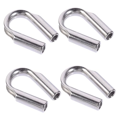 PEPLAYTAL 4 Stück Edelstahl Drahtseil Kausche Polierte Kabelöse mit Abriebreduzierung Rostfrei Langlebig für Drahtseil Rigging und Stahlseil Ösen Anwendung PEPLAYTAL 4 Stück Edelstahl Drahtseil Kausche Polierte Kabelöse mit Abriebreduzierung Rostfrei Langlebig für Drahtseil Rigging und Stahlseil Ösen Anwendung von PEPLAYTAL