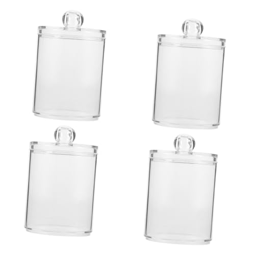 PEPLAYTAL 4 Stück Kleine Aufbewahrungsboxen mit Deckel Vielseitige Kosmetik Organizer für Wattestäbchen Wattepads Schmuck Platzsparende Badezimmer Aufbewahrung PEPLAYTAL 4 Stück Kleine Aufbewahrungsboxen mit Deckel Vielseitige Kosmetik Organizer für Wattestäbchen Wattepads Schmuck Platzsparende Badezimmer Aufbewahrung von PEPLAYTAL