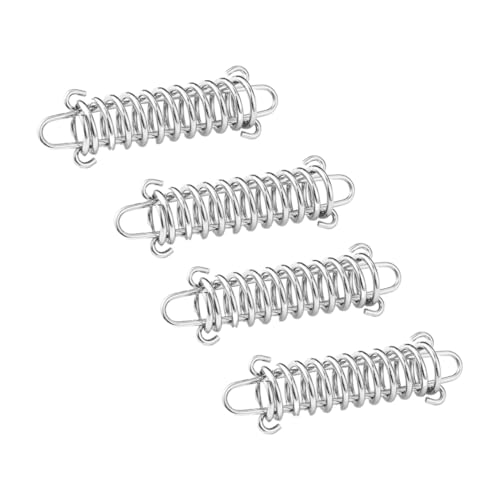 PEPLAYTAL 4 Stück Professionelle Zeltspanner Verschleißfeste Zugfeder Schnallen Robuster Seilspanner für Campingzelte Sonnensegel und Markisen Winddichte Befestigung für Outdoor Einsätze von PEPLAYTAL