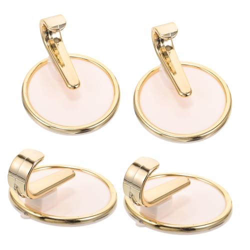 PEPLAYTAL 4 Stück Runde Selbstklebende Wandhaken ohne Bohren Leichte Klebehaken für Badezimmer Küche Flur Eleganter Weißer Wandaufhänger für Handtücher und Accessoires PEPLAYTAL 4 Stück Runde Selbstklebende Wandhaken ohne Bohren Leichte Klebehaken für Badezimmer Küche Flur Eleganter Weißer Wandaufhänger für Handtücher und Accessoires von PEPLAYTAL
