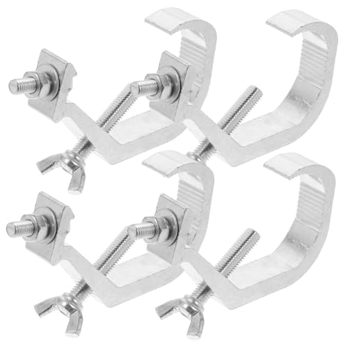 PEPLAYTAL 4 Stück Teiliges Bühnenlicht Klammern aus Robustem Aluminium Einfache Montage Stabile Truss Clamp für Rohre für Scheinwerfer Moving Head und Spotlights im Bühnenbereich PEPLAYTAL 4 Stück Teiliges Bühnenlicht Klammern aus Robustem Aluminium Einfache Montage Stabile Truss Clamp für Rohre für Scheinwerfer Moving Head und Spotlights im Bühnenbereich von PEPLAYTAL