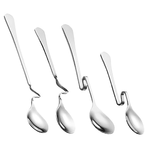 PEPLAYTAL 4 Stück Teiliges Kaffeelöffel mit Gebogenem Griff Runde Glatte Rührlöffel für Kaffee Desserts und Honig Langlebig Spülmaschinenfest Komfortabler Griff für Einfache Handhabung PEPLAYTAL 4 Stück Teiliges Kaffeelöffel mit Gebogenem Griff Runde Glatte Rührlöffel für Kaffee Desserts und Honig Langlebig Spülmaschinenfest Komfortabler Griff für Einfache Handhabung von PEPLAYTAL