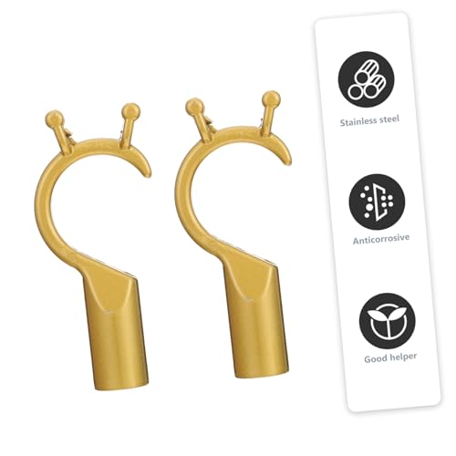 PEPLAYTAL 4 Stück Teiliges Kleiderstangen Ersatzkopf aus Rostfreiem Material Praktisches Haushaltszubehör für Kleiderstange Langlebiger Kleiderstangenhalter für Bequemes Aufhängen und PEPLAYTAL 4 Stück Teiliges Kleiderstangen Ersatzkopf aus Rostfreiem Material Praktisches Haushaltszubehör für Kleiderstange Langlebiger Kleiderstangenhalter für Bequemes Aufhängen und von PEPLAYTAL