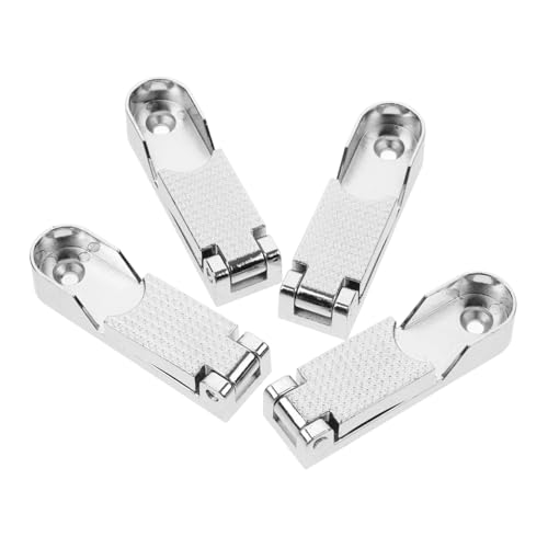 PEPLAYTAL 4 Stück Teiliges Kleiderstangenhalter aus Dickem Robustem Zinklegierungsmaterial Langlebige Flanschrohrhalterung für Garderoben Einfach zu Montierende Halterungen für PEPLAYTAL 4 Stück Teiliges Kleiderstangenhalter aus Dickem Robustem Zinklegierungsmaterial Langlebige Flanschrohrhalterung für Garderoben Einfach zu Montierende Halterungen für von PEPLAYTAL