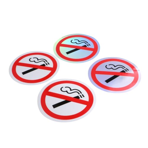PEPLAYTAL 4 Stück Teiliges No Smoking Warnschild Aufkleber aus Kratzfestem Pet für Glatte Oberflächen Wasserfest Selbstklebend Weiß für Restaurant und Autowand PEPLAYTAL 4 Stück Teiliges No Smoking Warnschild Aufkleber aus Kratzfestem Pet für Glatte Oberflächen Wasserfest Selbstklebend Weiß für Restaurant und Autowand von PEPLAYTAL