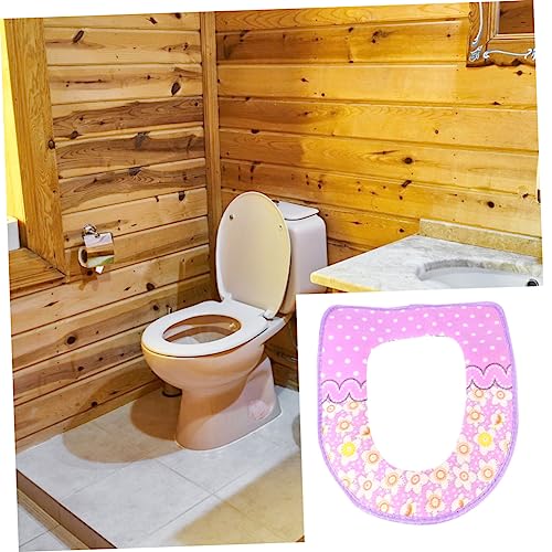 PEPLAYTAL 4 Stück Teiliges Wc sitzpolster mit Blumenmuster Dicke Plüschige Kaltschutz Toilettensitzauflage rutschfeste Praktische Badezimmer Accessoires Geeignet für Zufällige Farbe PEPLAYTAL 4 Stück Teiliges Wc sitzpolster mit Blumenmuster Dicke Plüschige Kaltschutz Toilettensitzauflage rutschfeste Praktische Badezimmer Accessoires Geeignet für Zufällige Farbe von PEPLAYTAL