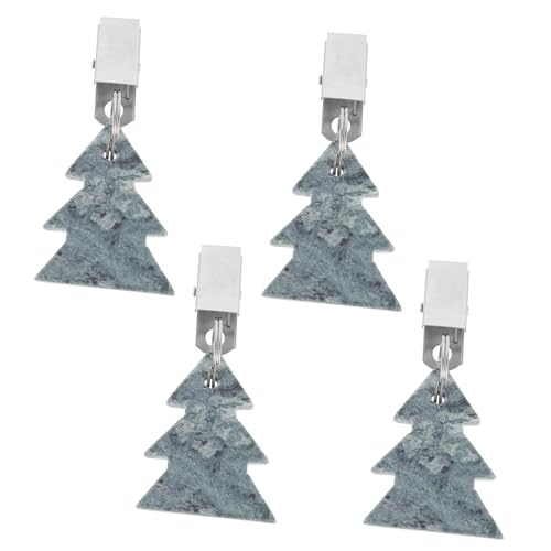PEPLAYTAL 4 Stück Tischdeckenklammern Weihnachtsbaumform Multifunktionale Tischdecke Clips für Outdoor Tische rutschfest und Fest für Esszimmer Restaurants und Festdekorationen PEPLAYTAL 4 Stück Tischdeckenklammern Weihnachtsbaumform Multifunktionale Tischdecke Clips für Outdoor Tische rutschfest und Fest für Esszimmer Restaurants und Festdekorationen von PEPLAYTAL