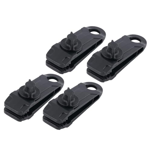 PEPLAYTAL 4 Stück Zeltklammern aus Robustem Wetterfest Winddicht für Camping Tarp Planen Clips mit Öse zur Seilbefestigung für Outdoor Zelte Markisen und Bootsabdeckungen PEPLAYTAL 4 Stück Zeltklammern aus Robustem Wetterfest Winddicht für Camping Tarp Planen Clips mit Öse zur Seilbefestigung für Outdoor Zelte Markisen und Bootsabdeckungen von PEPLAYTAL