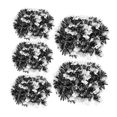 PEPLAYTAL 5 STK. Teiliges Halloween Lametta Girlanden Lang Glitzernde Pet Deko für Indoor Outdoor Partys Leichte Flexible Katzenmotiv Girlanden Kinderfreundliche Halloween Dekoration PEPLAYTAL 5 STK. Teiliges Halloween Lametta Girlanden Lang Glitzernde Pet Deko für Indoor Outdoor Partys Leichte Flexible Katzenmotiv Girlanden Kinderfreundliche Halloween Dekoration von PEPLAYTAL