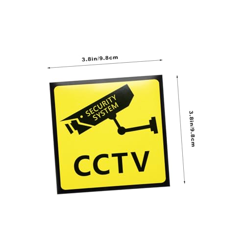 PEPLAYTAL 5 Stück Cctv Überwachung Warnaufkleber Privates Grundstück Hinweis Aufkleber mit Hoher Haftung für Fenster Türen Außenbereiche Sicherheitsschutz PEPLAYTAL 5 Stück Cctv Überwachung Warnaufkleber Privates Grundstück Hinweis Aufkleber mit Hoher Haftung für Fenster Türen Außenbereiche Sicherheitsschutz von PEPLAYTAL