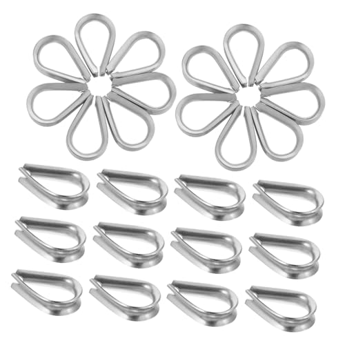 PEPLAYTAL 50 Stück Edelstahl Drahtseil-kausche für Drahtseil Rostfrei Langlebig Schützt Seile vor Abrieb für Rigging Abschleppen Outdoor und Industrieeinsatz PEPLAYTAL 50 Stück Edelstahl Drahtseil-kausche für Drahtseil Rostfrei Langlebig Schützt Seile vor Abrieb für Rigging Abschleppen Outdoor und Industrieeinsatz von PEPLAYTAL