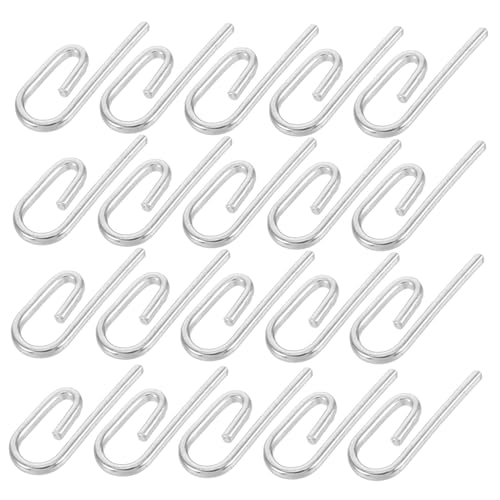 PEPLAYTAL 50 Stück Teiliges Metall Gardinenhaken Set Heavy Duty Vorhanghaken mit Starker Haltekraft Robuste Drapery Clips für Faltenvorhänge Geeignet für Fenster Türen und Duschvorhänge von PEPLAYTAL
