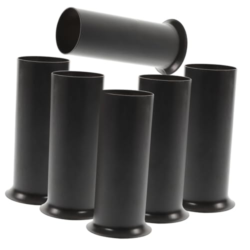 PEPLAYTAL 6 Stück Kerzenhülsen für Kronleuchter aus Robustem Metall Einfache Montage Schwarze Deckenlampen Abdeckungen Passend für Viele Pendelleuchten Langlebige Lampenfassung Schutzhüllen PEPLAYTAL 6 Stück Kerzenhülsen für Kronleuchter aus Robustem Metall Einfache Montage Schwarze Deckenlampen Abdeckungen Passend für Viele Pendelleuchten Langlebige Lampenfassung Schutzhüllen von PEPLAYTAL
