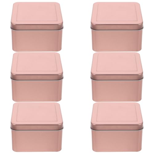 PEPLAYTAL 6 Stück Teiliges Blechdosen aus Metall mit Deckeln Luftdichte Aufbewahrungsboxen für Kekse Süßigkeiten und Tee Multifunktionale Vorratsbehälter für Küche und Snacks Langlebige PEPLAYTAL 6 Stück Teiliges Blechdosen aus Metall mit Deckeln Luftdichte Aufbewahrungsboxen für Kekse Süßigkeiten und Tee Multifunktionale Vorratsbehälter für Küche und Snacks Langlebige von PEPLAYTAL
