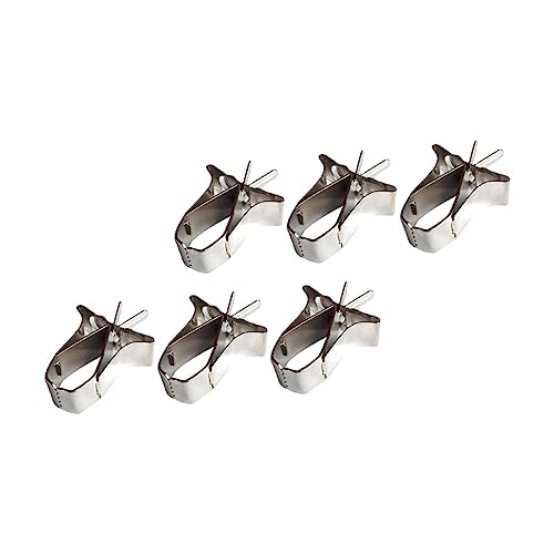 PEPLAYTAL 6 Stück Teiliges Edelstahl Obst Gemüse Clips für Papageien und Kleintiere Wiederverwendbare Tragbare Futterhalter für Vogelkäfige Sicher und Einfach zu Befestigen Vielseitig für PEPLAYTAL 6 Stück Teiliges Edelstahl Obst Gemüse Clips für Papageien und Kleintiere Wiederverwendbare Tragbare Futterhalter für Vogelkäfige Sicher und Einfach zu Befestigen Vielseitig für von PEPLAYTAL