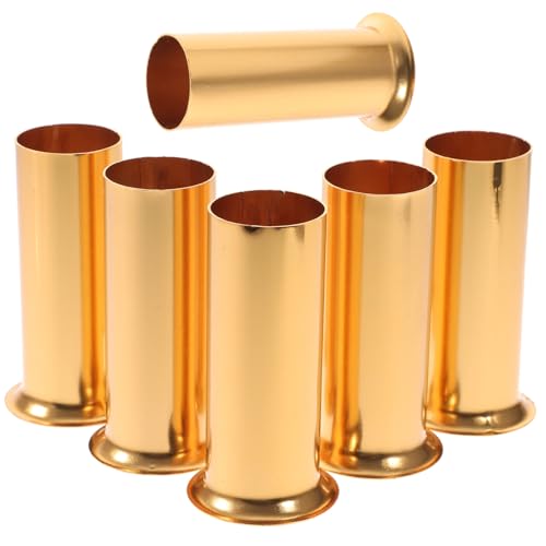 PEPLAYTAL 6 Stück Teiliges Metall Kronleuchter Sockel Hüllen Langlebige Kerzenhüllen Einfache Montage Passend für Deckenleuchte Pendellampe und Stehlampe Stilvolle Lampenfassung Abdeckung PEPLAYTAL 6 Stück Teiliges Metall Kronleuchter Sockel Hüllen Langlebige Kerzenhüllen Einfache Montage Passend für Deckenleuchte Pendellampe und Stehlampe Stilvolle Lampenfassung Abdeckung von PEPLAYTAL