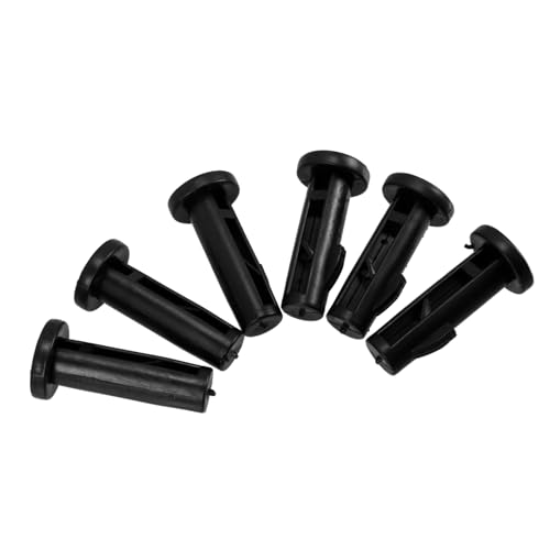 PEPLAYTAL 6 Stück Teiliges Mülltonnensicherung aus Robustem Nylon Abfallbehälter Deckel Verriegelung für Outdoor Mülltonnen mit Langlebiger Verschlussdeckel Pin für Stabile Fixierung von PEPLAYTAL