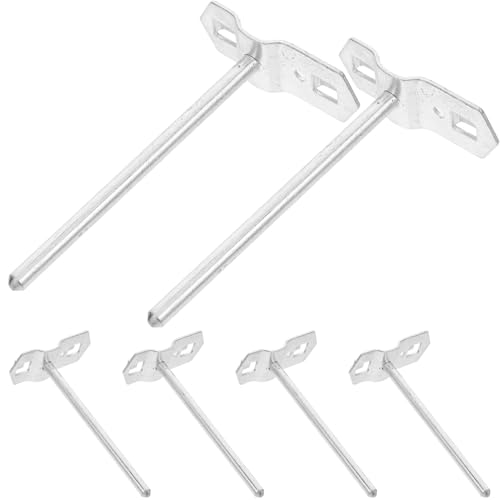 PEPLAYTAL 6 Stück Teiliges Pegboard Haken Schräg Schwere Metallhaken für Werkstatt Garage Lager Vielseitige Werkzeughalter Robust und Kompakt für Aufhängung und Organisation von PEPLAYTAL