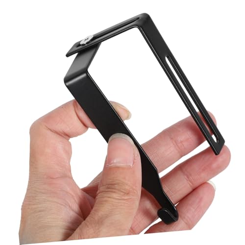 PEPLAYTAL 6 Stück Teiliges Verstellbare Schwarze Schrankhaken Robuste Türhaken für Kleiderschrank und Büro Kleine Cubicle Hanger mit Modernem Minimalistischen Design Langlebig und Vielseitig von PEPLAYTAL
