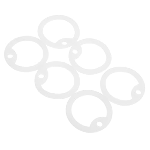 PEPLAYTAL 6 Stück Weiche Hülle für Hundemarke Geräuschdämpfend Leichtes Id Tag Schutzgehäuse Nachtleuchtend Grün Für Hunde Katzen von PEPLAYTAL