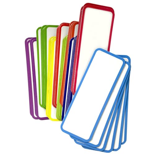 PEPLAYTAL 60 Stück Teiliges Buntes Magnetisches Namensschild Beschreibbare Whiteboard etiketten Flexible Abwischbare Magnetaufkleber für Kühlschrank Büro und Schule Stabile PEPLAYTAL 60 Stück Teiliges Buntes Magnetisches Namensschild Beschreibbare Whiteboard etiketten Flexible Abwischbare Magnetaufkleber für Kühlschrank Büro und Schule Stabile von PEPLAYTAL