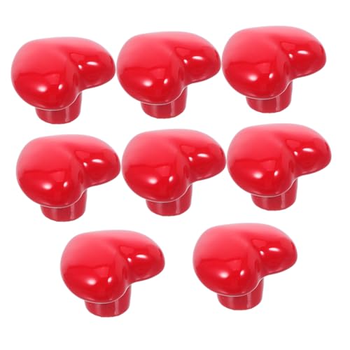 PEPLAYTAL 8 Stück Keramik Herzförmige Möbelknöpfe Rote Schrankgriffe Für Kinderzimmer Kommode Knäufe Robust Glasiert Einfach Montage PEPLAYTAL 8 Stück Keramik Herzförmige Möbelknöpfe Rote Schrankgriffe Für Kinderzimmer Kommode Knäufe Robust Glasiert Einfach Montage von PEPLAYTAL