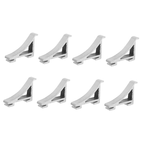 PEPLAYTAL 8 Stück Teiliges Edelstahl Regalhalterung Haken für Kühlschrank und Gefrierschrank Stabile Aluminium klemmen Langlebige Kühlregalstützen Installieren Rostfrei und Sicher Anwendung PEPLAYTAL 8 Stück Teiliges Edelstahl Regalhalterung Haken für Kühlschrank und Gefrierschrank Stabile Aluminium klemmen Langlebige Kühlregalstützen Installieren Rostfrei und Sicher Anwendung von PEPLAYTAL
