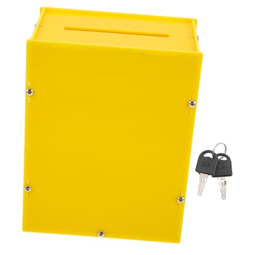 PEPLAYTAL Abschließbare Acryl Wahlurne Wandmontage Stabile Spendenbox Vorschlagsbox für Events Mitarbeiterkommentare Fundraising und Verlosung Nutzung PEPLAYTAL Abschließbare Acryl Wahlurne Wandmontage Stabile Spendenbox Vorschlagsbox für Events Mitarbeiterkommentare Fundraising und Verlosung Nutzung von PEPLAYTAL