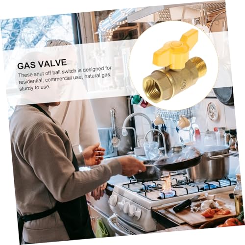 PEPLAYTAL Absperrhahn Kugelhahn aus Messing Robustes Shut Off Ventil für Gas Langlebig Geeignet für Industrie und Gewerbeanwendungen Korrosionsbeständig Präzise Gasabsperrung PEPLAYTAL Absperrhahn Kugelhahn aus Messing Robustes Shut Off Ventil für Gas Langlebig Geeignet für Industrie und Gewerbeanwendungen Korrosionsbeständig Präzise Gasabsperrung von PEPLAYTAL