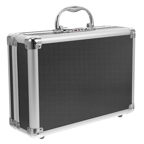 PEPLAYTAL Aluminium Hartschalen koffer Klein mit Schaumstoffeinlage Robuster Werkzeugkoffer mit Schlüsselverschluss Tragbare Multifunktionale Aufbewahrungsbox für Sicheren Schutz und PEPLAYTAL Aluminium Hartschalen koffer Klein mit Schaumstoffeinlage Robuster Werkzeugkoffer mit Schlüsselverschluss Tragbare Multifunktionale Aufbewahrungsbox für Sicheren Schutz und von PEPLAYTAL