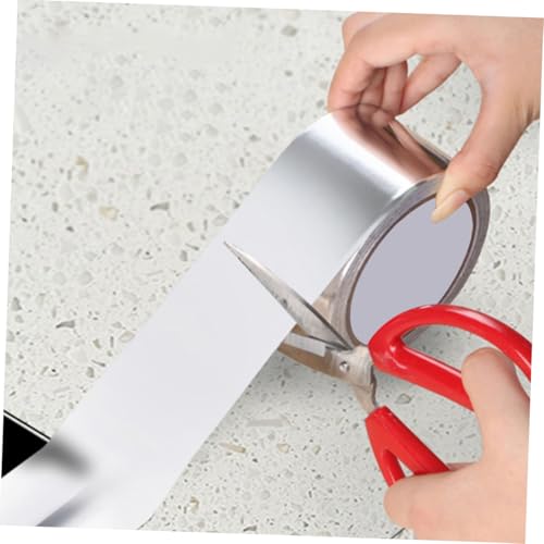 PEPLAYTAL Aluminium Klebeband Selbstklebend Hitzebeständig für Dämmung Abdichtung und Reparatur Stark Haftend Flexibel Zuschneidbar Geeignet für Kabel Lüftung und Herd von PEPLAYTAL