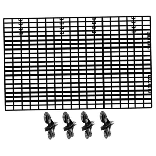 PEPLAYTAL Aquarium Isolationsplatte Schwarz mit Saugnäpfen Spaltbare Trennwand für Fischzucht Filteraufbau und Fischtrennung Einfach zu Montieren und Vielseitig Einsetzbar von PEPLAYTAL