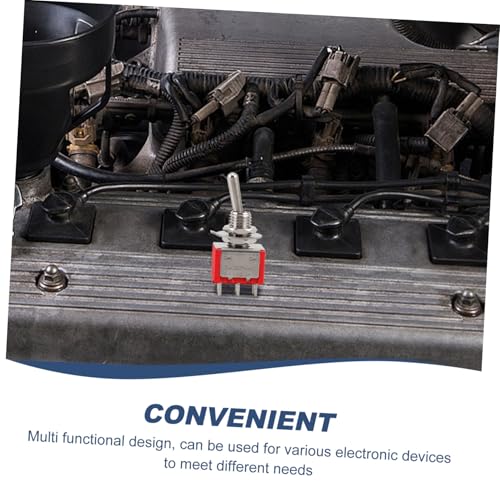 PEPLAYTAL Auto Kippschalter Rot Robuster Rocker Toggle Switch für Fahrzeug Elektronik Einfache Installation Praktischer Umschalter für Auto Steuerung PEPLAYTAL Auto Kippschalter Rot Robuster Rocker Toggle Switch für Fahrzeug Elektronik Einfache Installation Praktischer Umschalter für Auto Steuerung von PEPLAYTAL