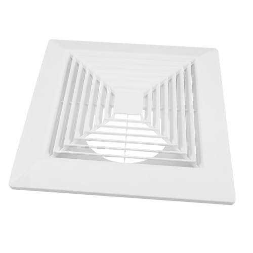 PEPLAYTAL Badezimmer Lüftungsgitter Ersatz mit Feder Quadratischer Kunststofflüfter für Decke und Wand Installieren Hygienisch Gleichmäßige Luftverteilung Modernes Design PEPLAYTAL Badezimmer Lüftungsgitter Ersatz mit Feder Quadratischer Kunststofflüfter für Decke und Wand Installieren Hygienisch Gleichmäßige Luftverteilung Modernes Design von PEPLAYTAL