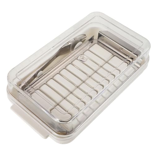 PEPLAYTAL Butterschneider mit Deckel Butterdose für Einfache Portionierung Vielseitig für Butter und Lebensmittel für Küche und Minimiert Abfall und Sorgt für Frische Lagerung PEPLAYTAL Butterschneider mit Deckel Butterdose für Einfache Portionierung Vielseitig für Butter und Lebensmittel für Küche und Minimiert Abfall und Sorgt für Frische Lagerung von PEPLAYTAL