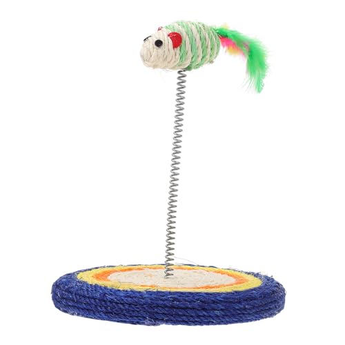 PEPLAYTAL Cat Scratch Board Spring Cat Toy Interactive Design for Home Use Lightweight and for Pets for Indoor Cats PEPLAYTAL Cat Scratch Board Spring Cat Toy Interactive Design for Home Use Lightweight and for Pets for Indoor Cats von PEPLAYTAL