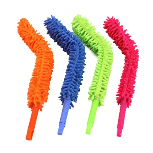 PEPLAYTAL Chenille Mikrofaser Staubwedel Flexibel und Doppelseitig Extra mit Griff für von Möbeln Autos und Glasoberflächen Zufällige Farbe Zufällige Farbe von PEPLAYTAL