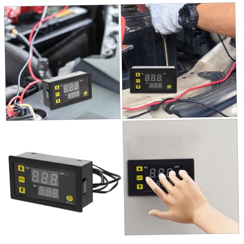 PEPLAYTAL Digitales Timer Relais Modul Temperatursteuerung mit anzeige Kompaktes Steuerungsboard für Kfz Zeitschaltuhr Einstellbarer Verzögerungs timer für Intervall Zyklussteuerung PEPLAYTAL Digitales Timer Relais Modul Temperatursteuerung mit anzeige Kompaktes Steuerungsboard für Kfz Zeitschaltuhr Einstellbarer Verzögerungs timer für Intervall Zyklussteuerung von PEPLAYTAL