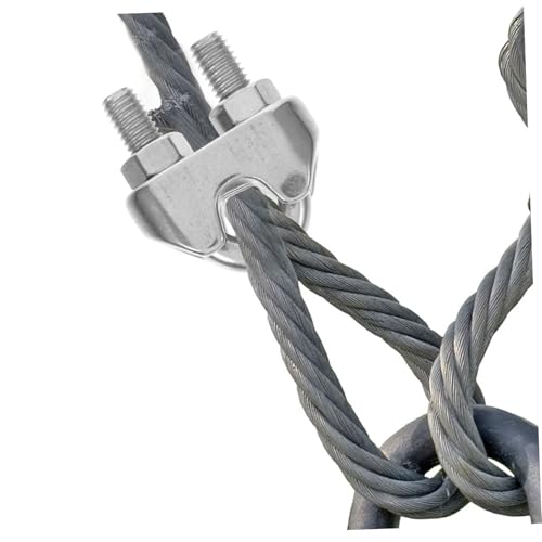 PEPLAYTAL Edelstahl Drahtseilklemme U Verbinder Klammer Rostfrei Vielseitig Robust Kabelfixierung Einfach Montage Für Drahtseil Kabel Befestigung PEPLAYTAL Edelstahl Drahtseilklemme U Verbinder Klammer Rostfrei Vielseitig Robust Kabelfixierung Einfach Montage Für Drahtseil Kabel Befestigung von PEPLAYTAL