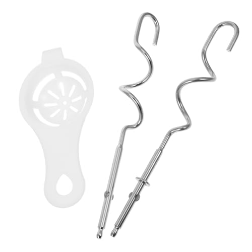PEPLAYTAL Edelstahl Knethaken Handmixer Ersatzteile mit Eitrenner Robuste Spülmaschinenfeste Küchenzubehör für Backen und Rühren Langlebige Handrührgerät Aufsätze PEPLAYTAL Edelstahl Knethaken Handmixer Ersatzteile mit Eitrenner Robuste Spülmaschinenfeste Küchenzubehör für Backen und Rühren Langlebige Handrührgerät Aufsätze von PEPLAYTAL
