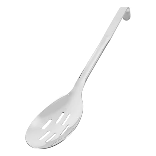 PEPLAYTAL Edelstahl Schöpflöffel mit Schlitz und Haken Kleine Perforierte Servierkelle Robust und Spülmaschinenfest für Buffet Party und Tägliche Küchennutzung PEPLAYTAL Edelstahl Schöpflöffel mit Schlitz und Haken Kleine Perforierte Servierkelle Robust und Spülmaschinenfest für Buffet Party und Tägliche Küchennutzung von PEPLAYTAL