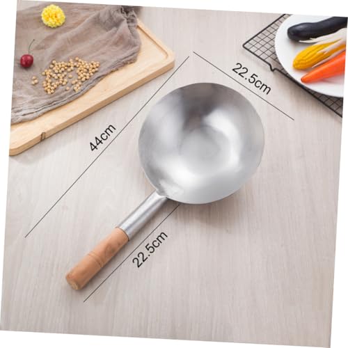PEPLAYTAL Edelstahl Servierlöffel mit Holzgriff Stabile Schöpfkelle für Flüssigkeiten Öl Suppe und Salat Multifunktionales Küchenutensil Leicht zu Reinigen Lang für Haushalt und Festtage PEPLAYTAL Edelstahl Servierlöffel mit Holzgriff Stabile Schöpfkelle für Flüssigkeiten Öl Suppe und Salat Multifunktionales Küchenutensil Leicht zu Reinigen Lang für Haushalt und Festtage von PEPLAYTAL