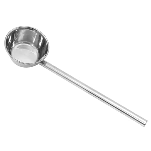 PEPLAYTAL Edelstahl Suppenkelle mit Langem Griff Ergonomisch Spülmaschinenfest Multipurpose Wasserschöpflöffel für Küche und Haushalt Grifflänge Robust und Komfortabel von PEPLAYTAL