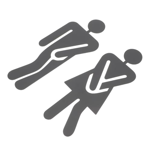 PEPLAYTAL Edelstahl Toilettenschild Dunkles Wc Türschild Robuste und Langlebige Toiletten identifikationsschilder für Damen und Herren Geeignet für Zuhause Hotel und Öffentliche Waschräume PEPLAYTAL Edelstahl Toilettenschild Dunkles Wc Türschild Robuste und Langlebige Toiletten identifikationsschilder für Damen und Herren Geeignet für Zuhause Hotel und Öffentliche Waschräume von PEPLAYTAL